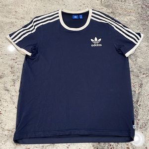 Adidas short sleeve shirt- Navy blue